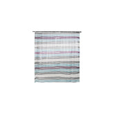 Sensea Shower Curtain Design With Lines Blue,Purple and Cream W180cmxH200cm